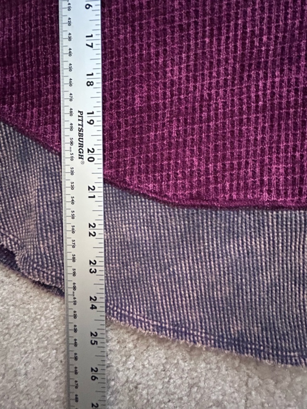 We The Free Diamond Dozen Thermal Waffle Knit Top - Picture 8 of 8